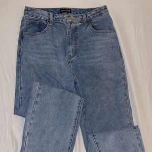 Straight leg jeans